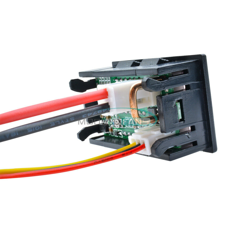 DC 200V 10A Voltmeter Ammeter Red + Red LED Amp Dual Digital Volt Meter Gauge