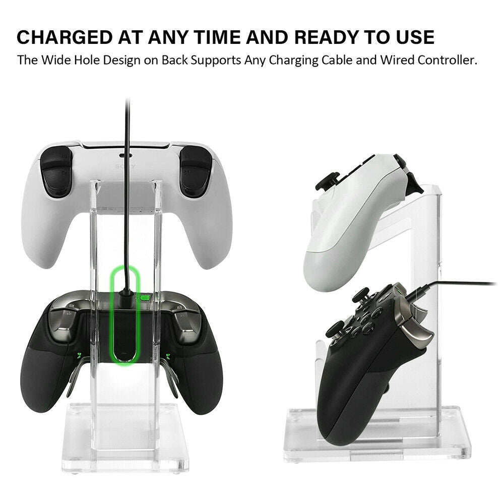 Dual Controller Stand for PS5 PS4 Xbox One NS Switch Universal Controller Holder