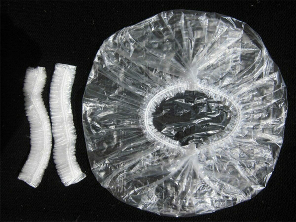 Varia Pack Disposabl Pack Disposable Shower Caps Waterproof Polythene Hair Bath