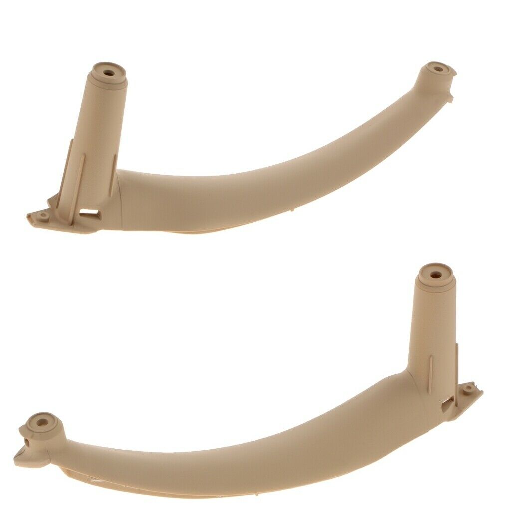 2Pcs Inside Door Panel Handle Trim Cover Replaces for 2007-2013  Beige