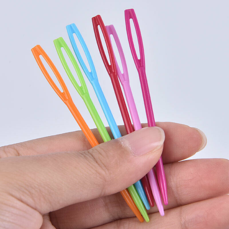 100 Pieces Plastic Darning Threading Weaving Sewing Needles for Kids Craf.l8