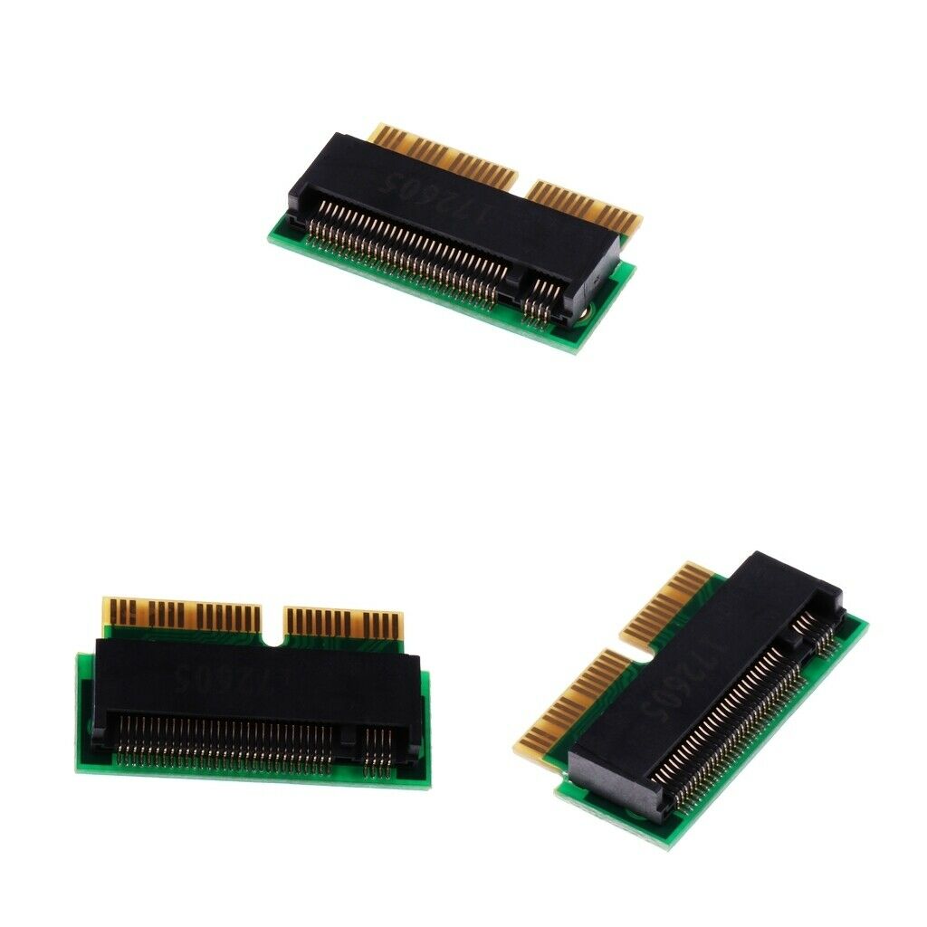 3Pcs 12+16pin to M.2 NGFF M-Key SSD Convert Card for 2014 2015 Macbook A1465