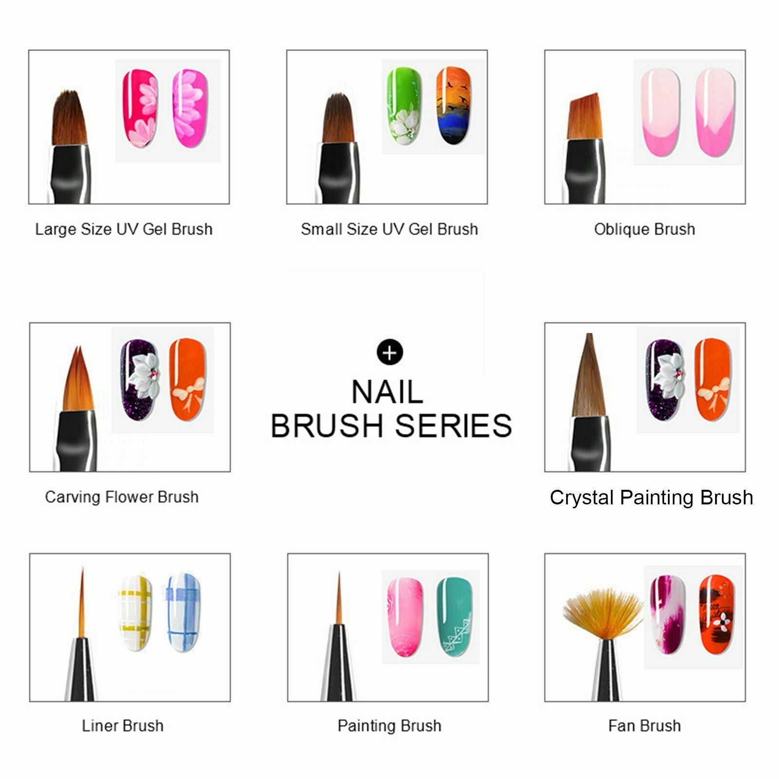 Dotting Tools Set Painting Nail Design Nail Art Liner Brushes Drawing Brush Pen