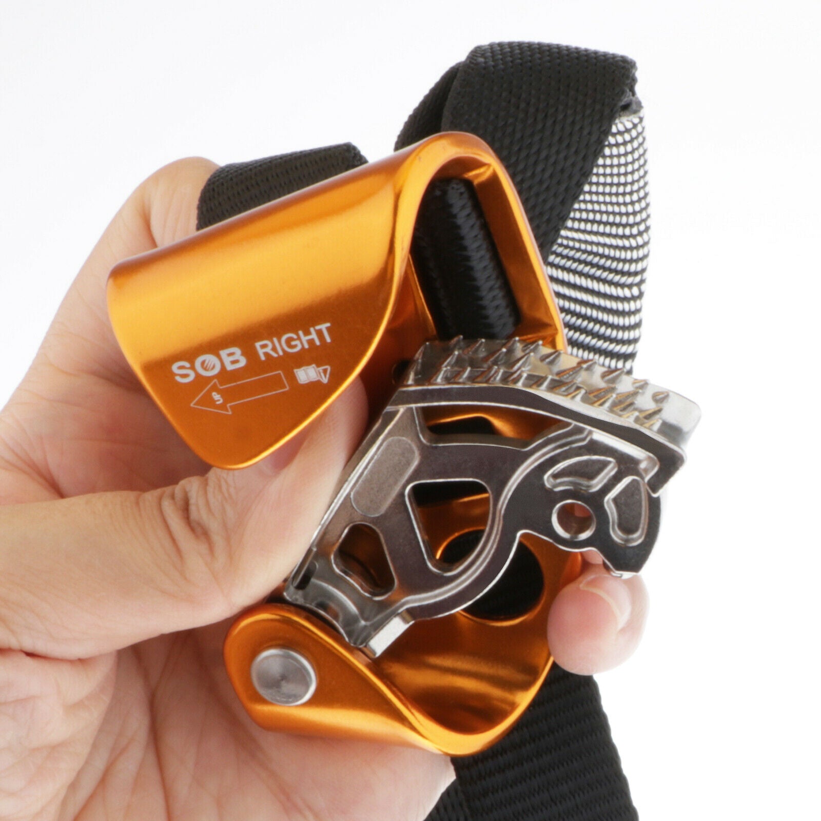 Right+Left Foot Ascender Riser for Mountaineering Engineering Protection