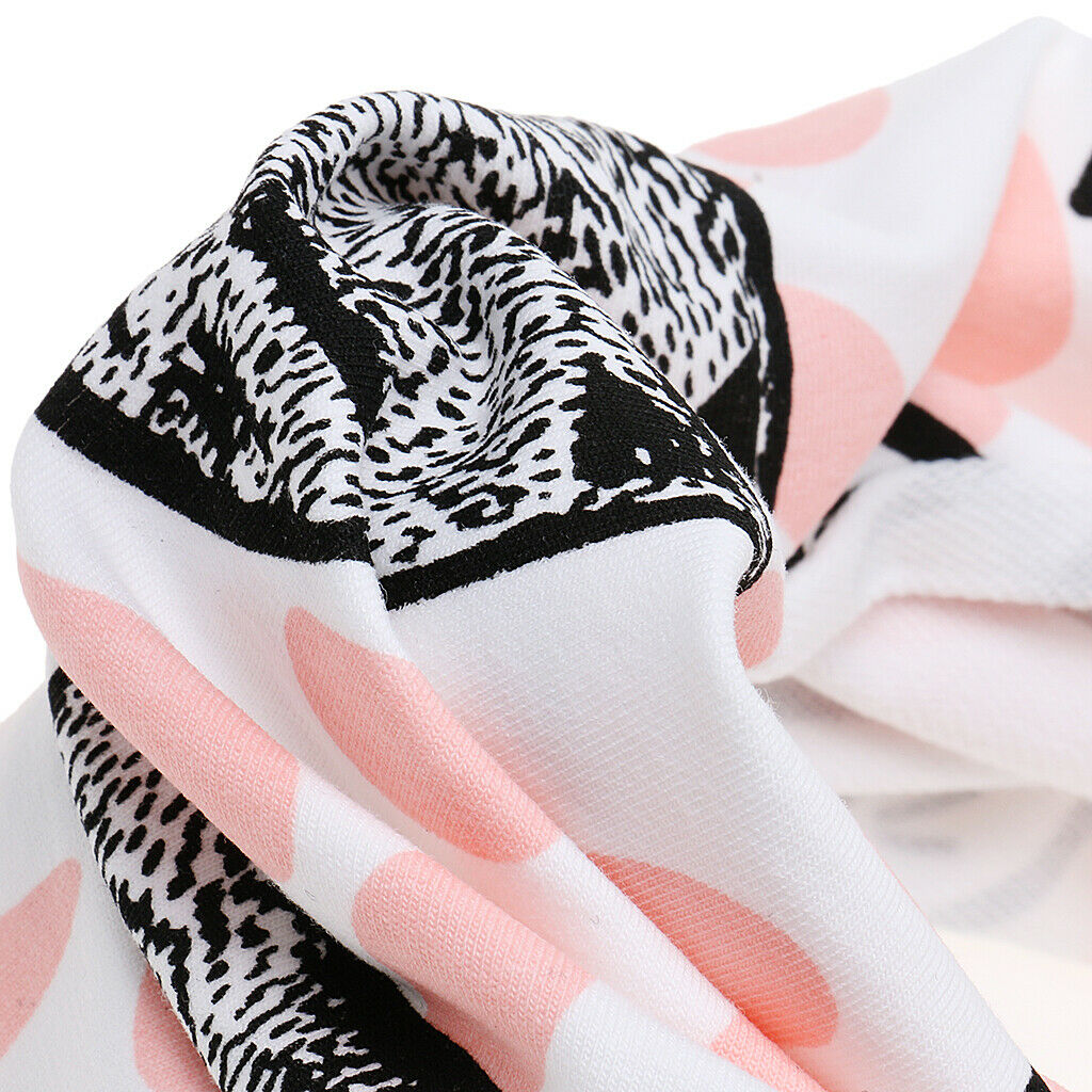 Kids Baby Toddler Scarves Neck Wraps Ring Scarf Shawl Neckerchief(Pink Cat)