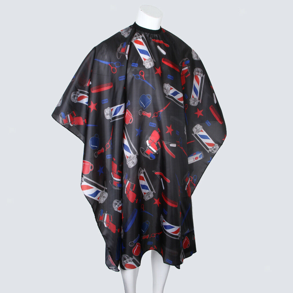 2Pcs Professional Haircut Cape Barber Gown Hairdresser Dyeing Apron Cloth