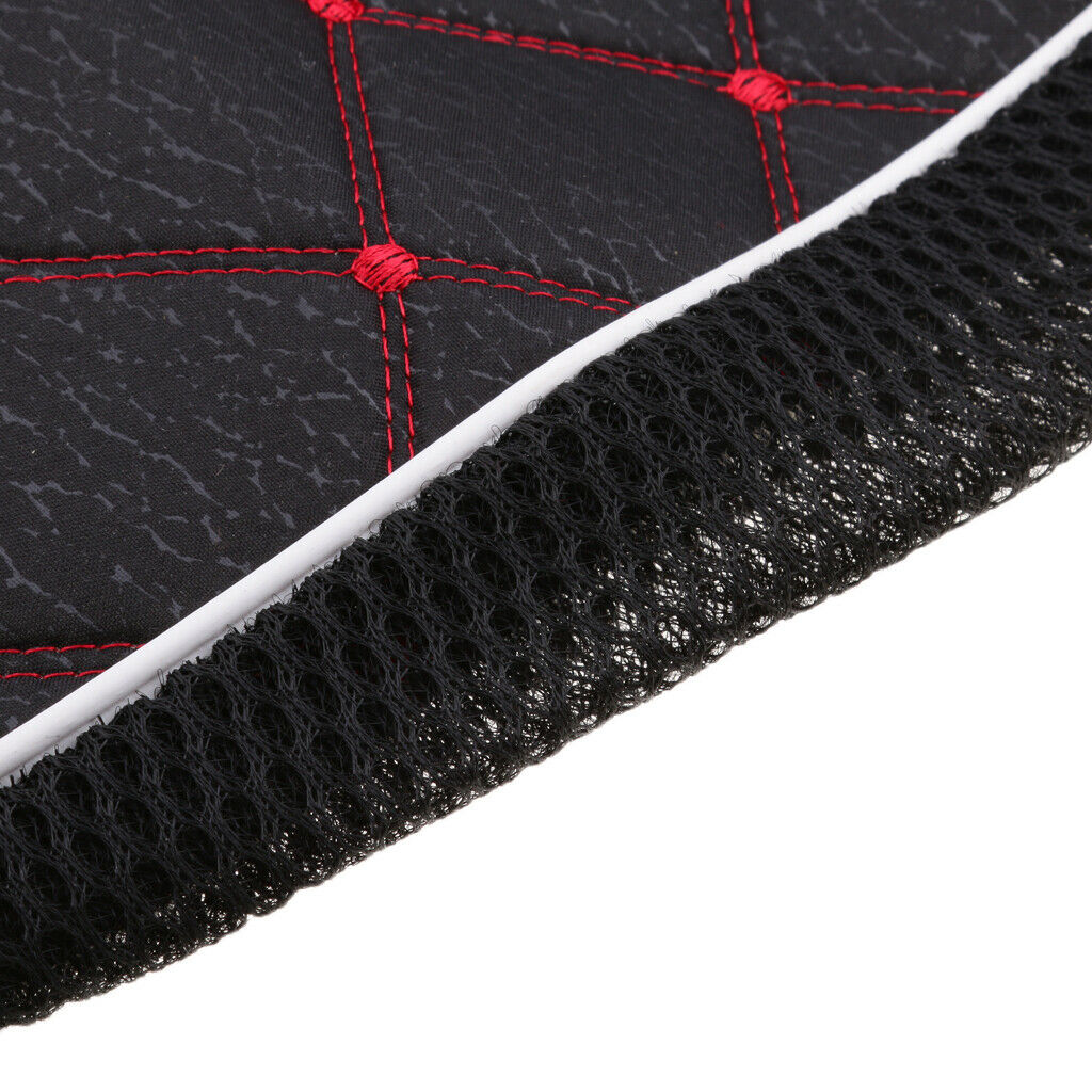 Black L + Red XL Motorcycle Electric Car Scooter Waterproof Seat Pad Cover