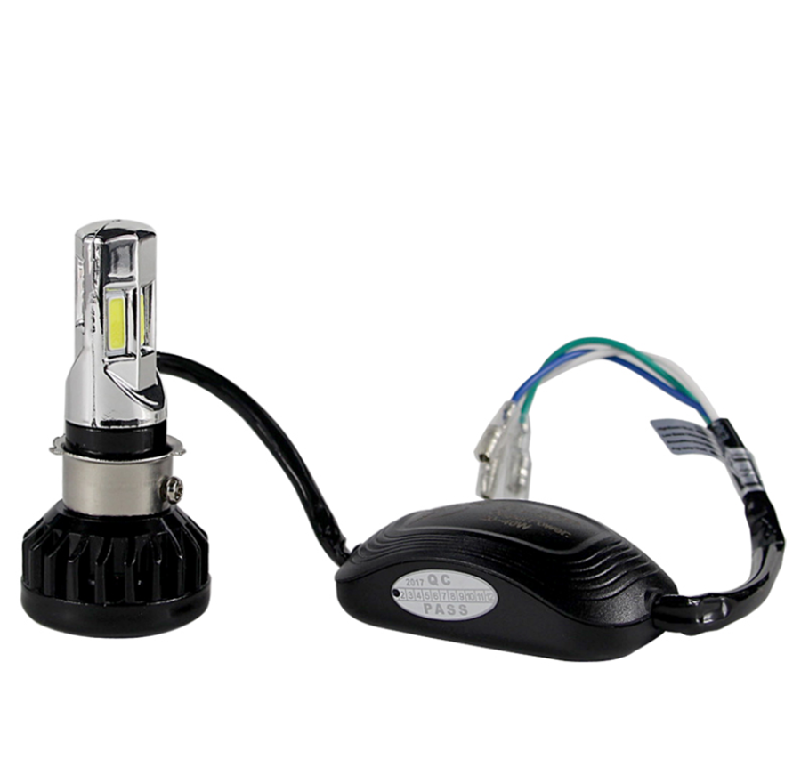 35W 6COB Motorcycle LED Headlight Bulb Hi/Lo Beam H4 HS1 BA20D P15D H6 S2 3500LM