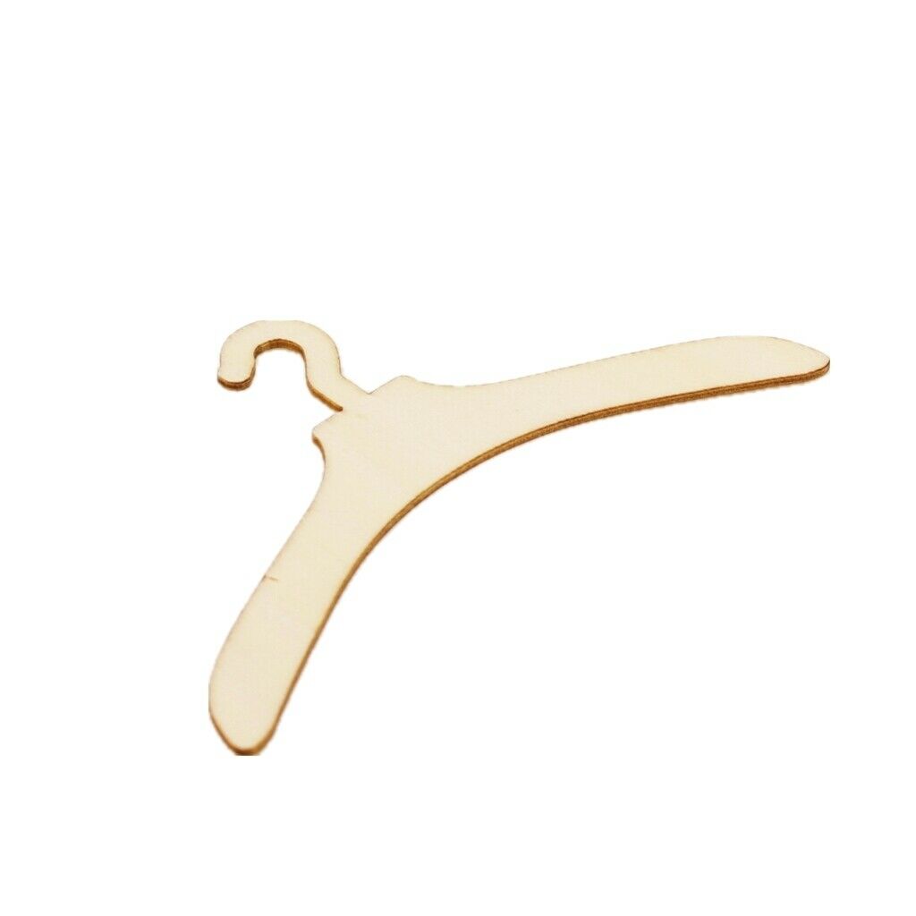 20 Pieces Plywood Wooden Clothes Hangers for  House Furniture