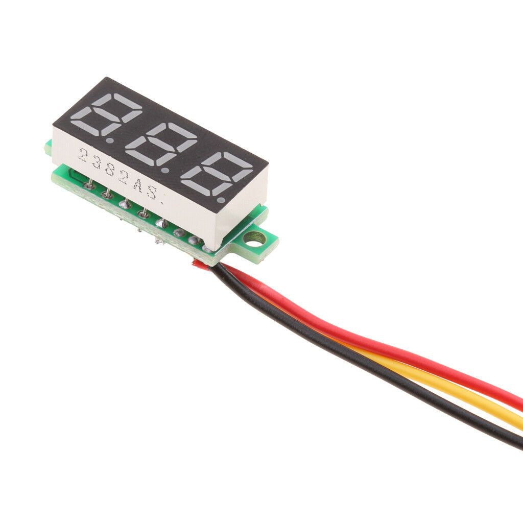 10PCS Red 0.28" LED Digital Panel Voltage Meter Gauge Voltmeter Module 4-40V