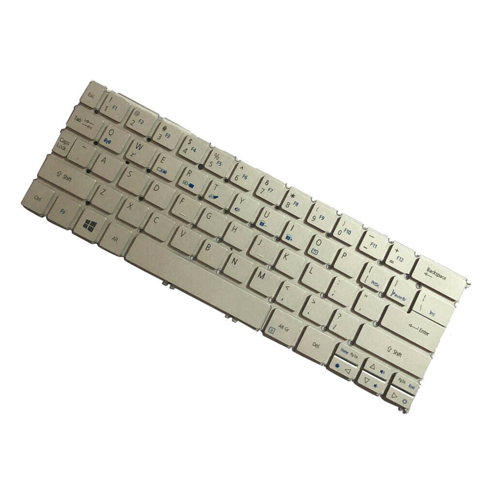 Replacement US English Layout Keyboard White for Acer Aspire P3-131 P3-171