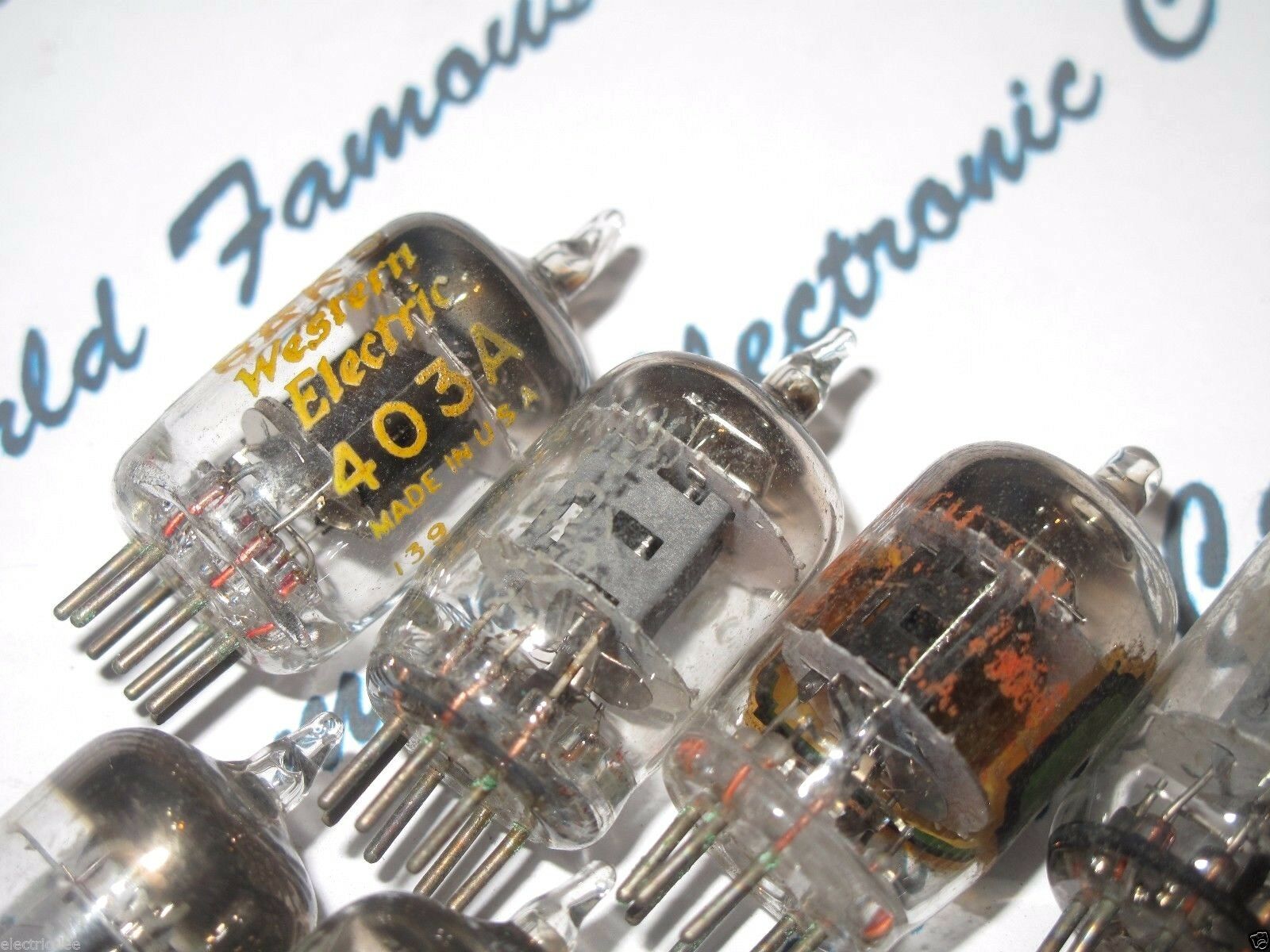 10pcs - 5654 / 6AK5 / 6096 / EF95 Mixed Brands (NO CHINESE) Vacuum tube