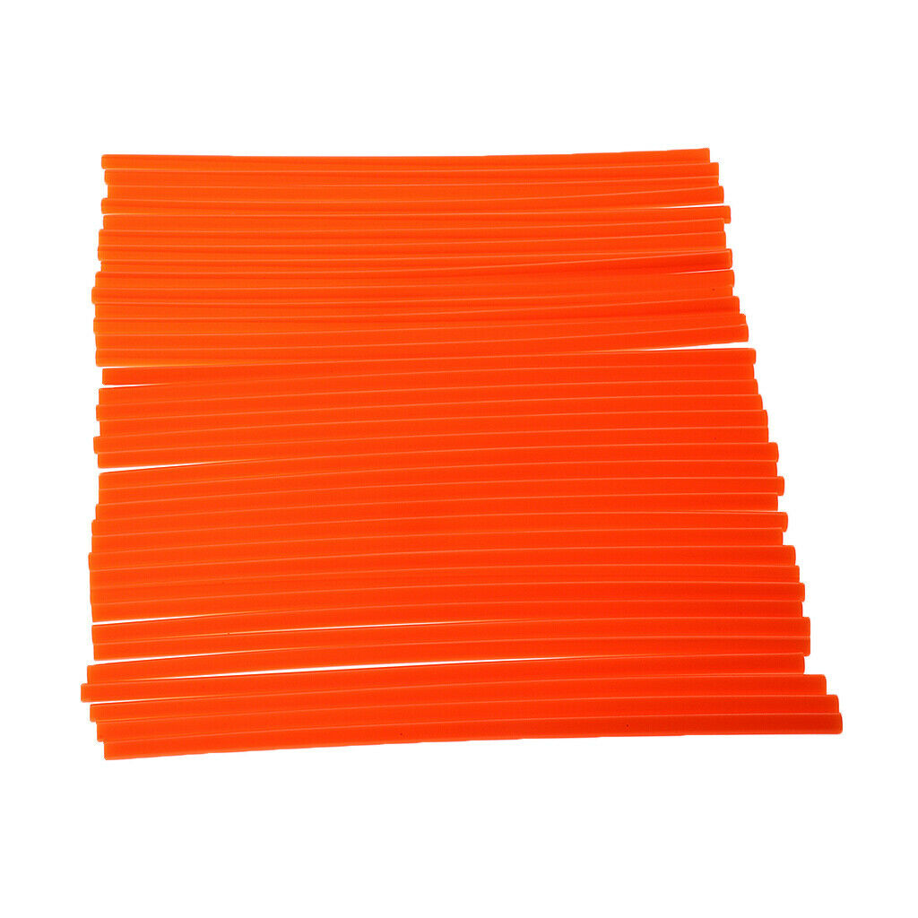 72 pcs Universal Moto Dirt Bike Wheel Rim Spoke Skins Covers (19 to 21 inch /
