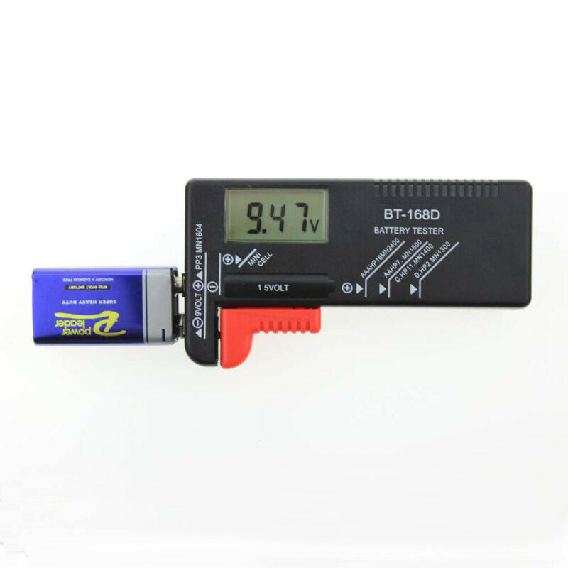 Lithium Battery Capacity Tester Testing Equipment LCD Display  for LR44 9V AAA