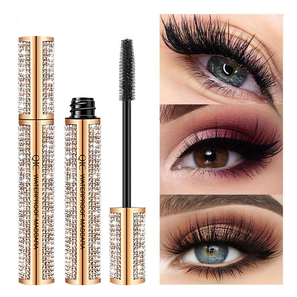 HOT 4D Flash Diamond Mascara - Waterproof Silk Fiber Thick Lengthening Mascara