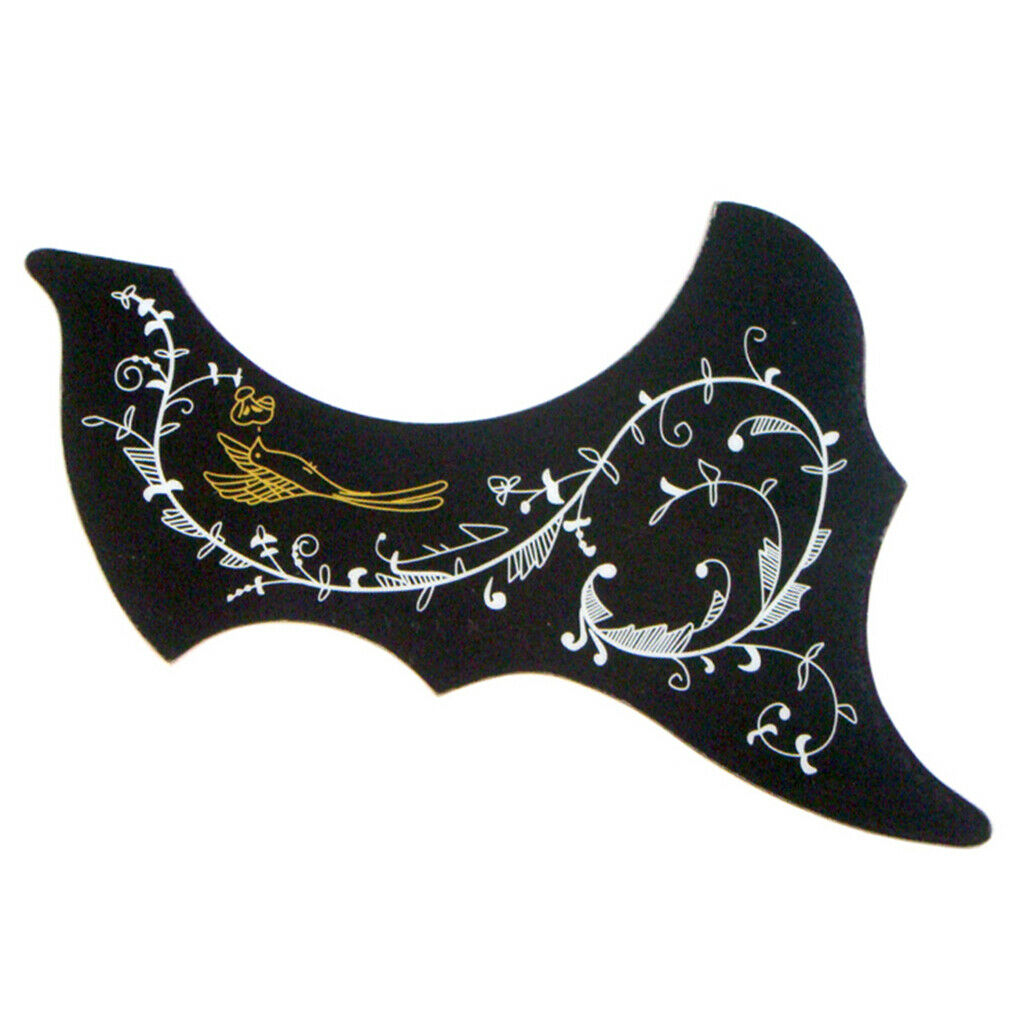 Left Right Handed 40/41'' Folk Guitar Pickguard Scratch Plate Black