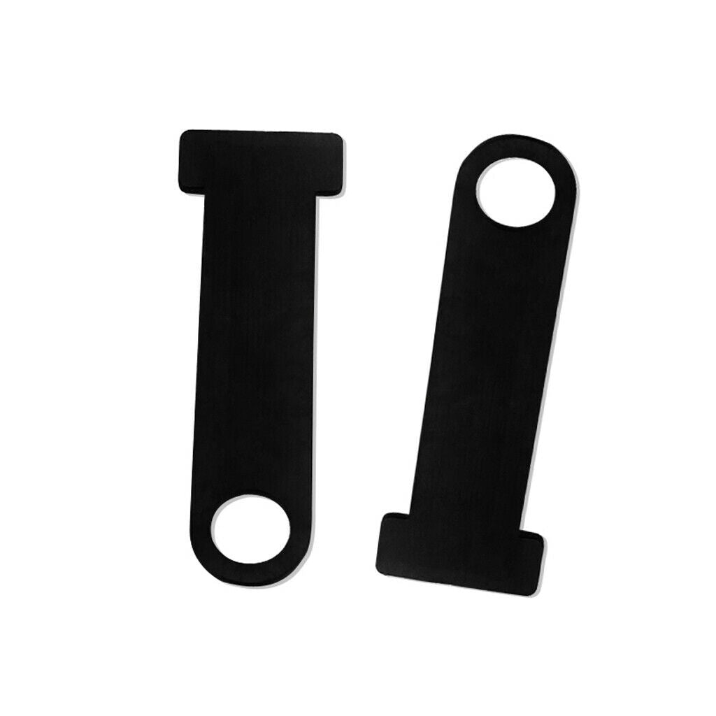 Lots 2 Open Face Helmet Lock Attachment Anti-theft for Buckle Stainless