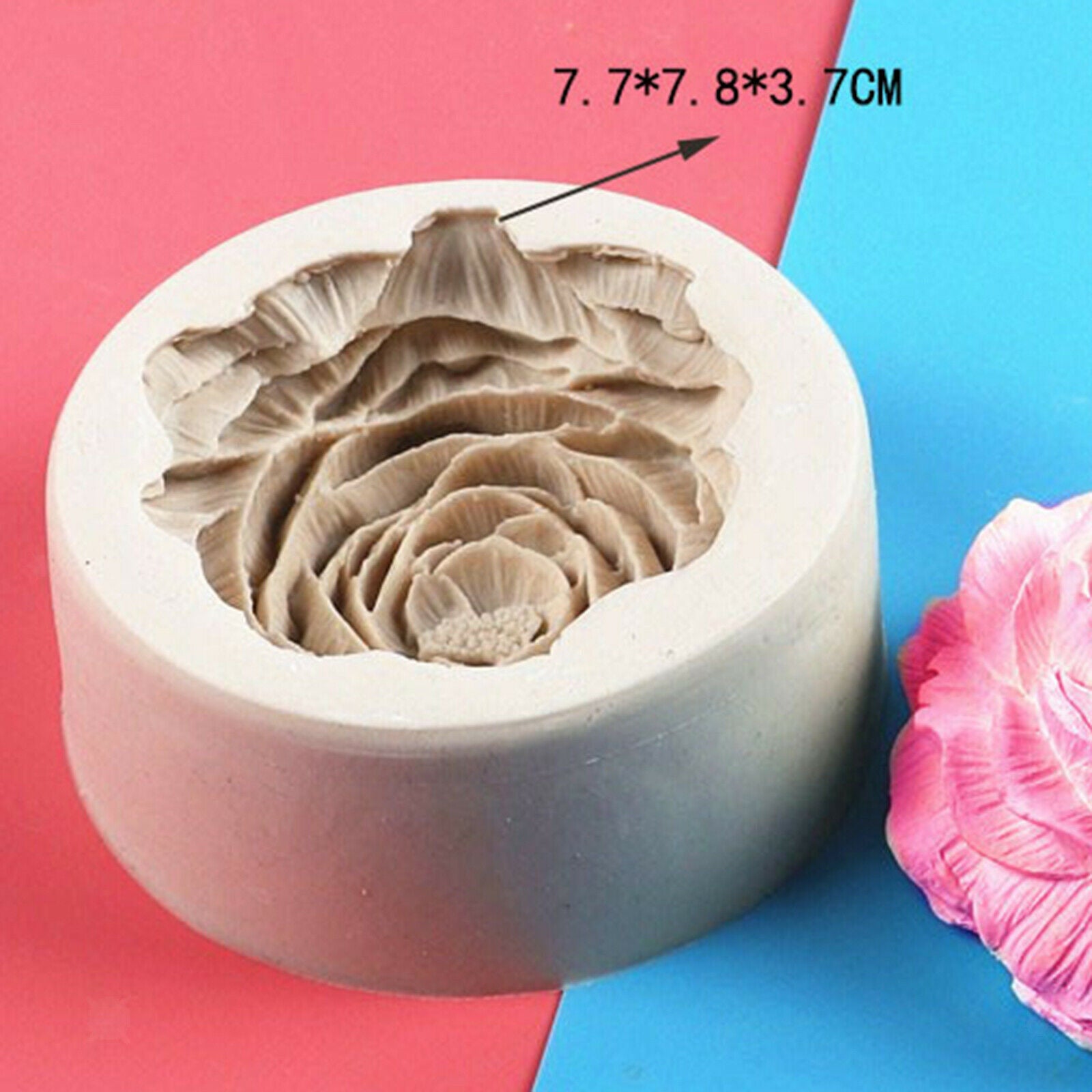 Flower Mold Aromatherapy Candle Mould Gypsum Clay Craft Pastry Making Tool