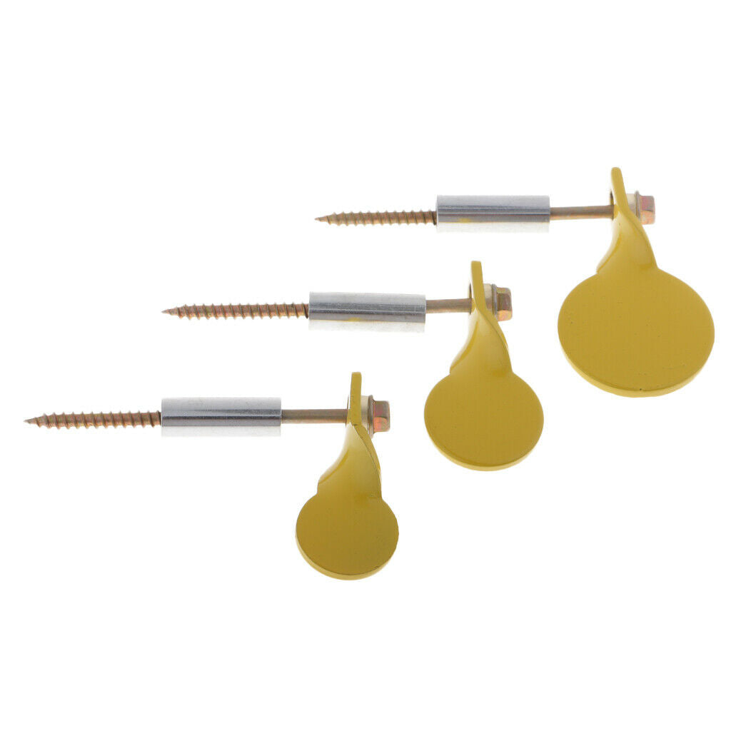 3 Pack Spinner Target Plinking Target Mixed Size Upright Surface Stick
