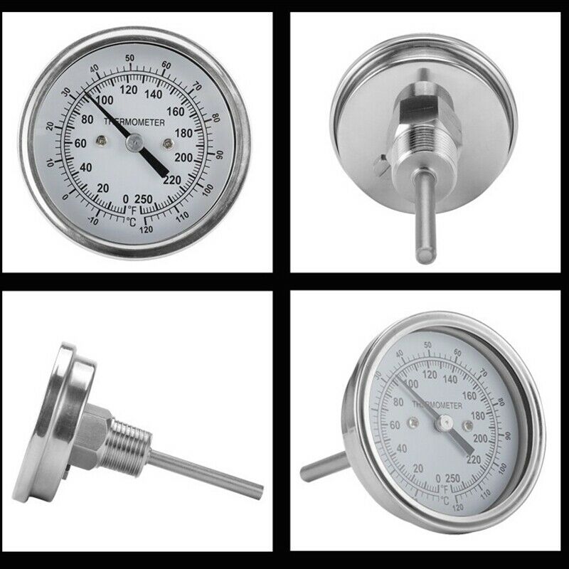 TS-BX40 Thermometer Dual Gage Cooking Tools Analog Bakeware Oven F/C StainlessF1