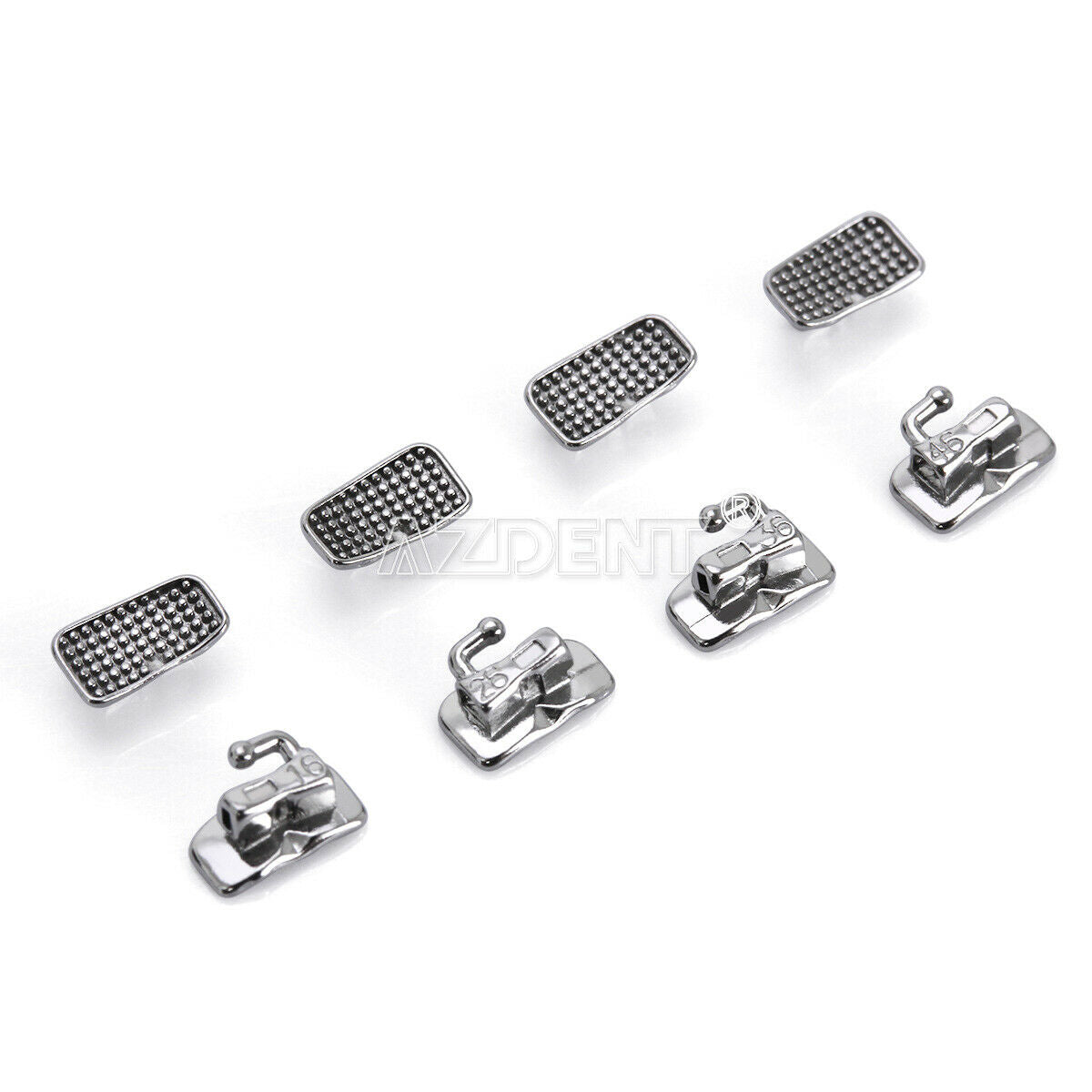 10 X Dental Ortho Buccal Tubes Bondable Tube 1st Molar Roth 0.018 Non-Conv AZ