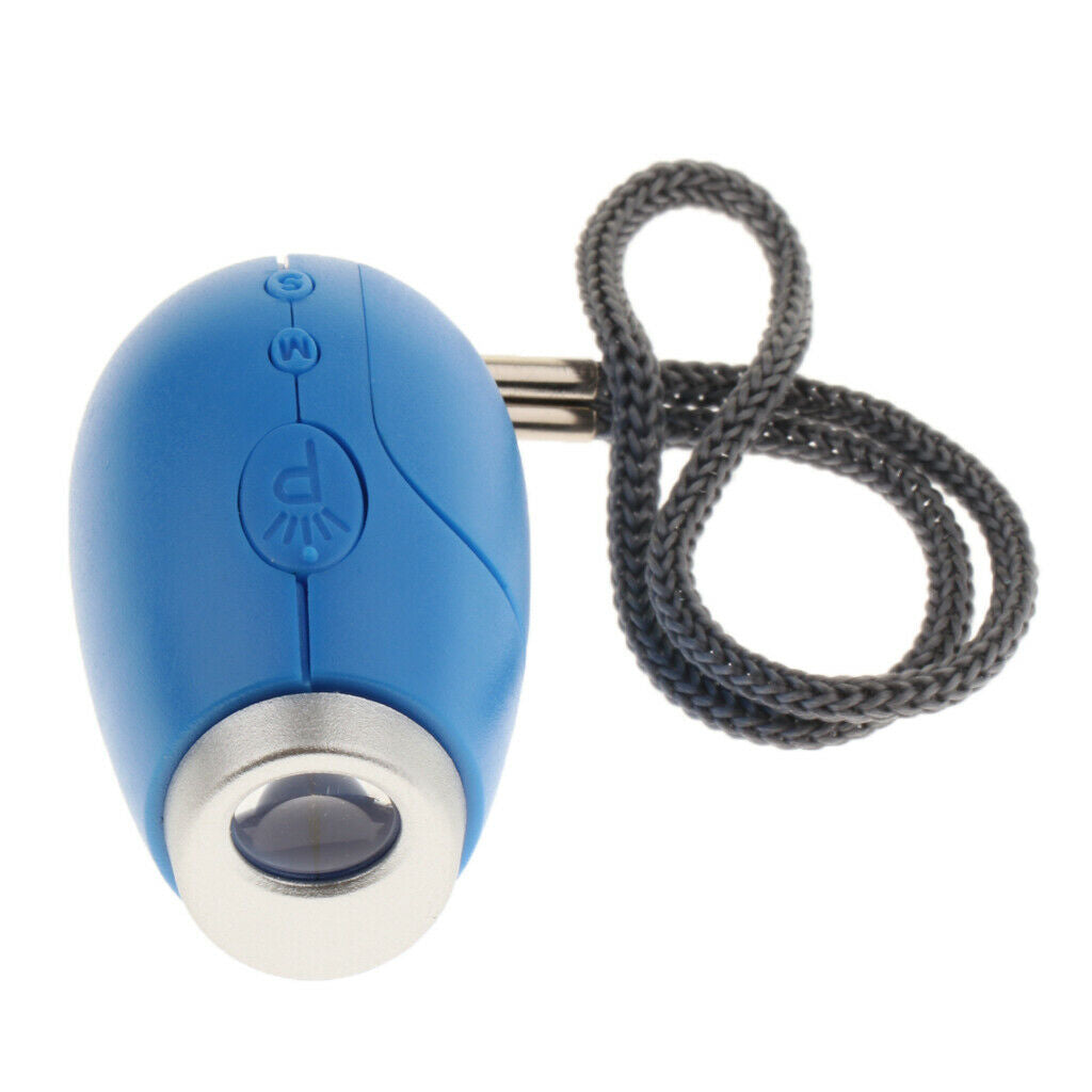 Portable Mini Projection Clock for Wall Ceiling Projection with Keyring Blue