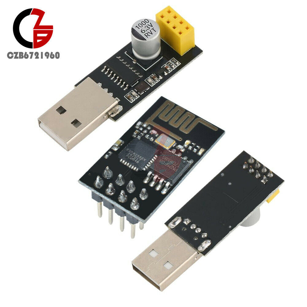 USB to ESP8266 ESP-01 Serial WIFI Wireless Transceiver Module Send Receive CH340