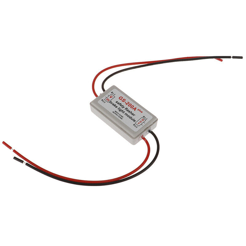 1Pcs 10-30V Car GS-200A Brake Tail Light Flash Strobe Controller FlasherA.l8