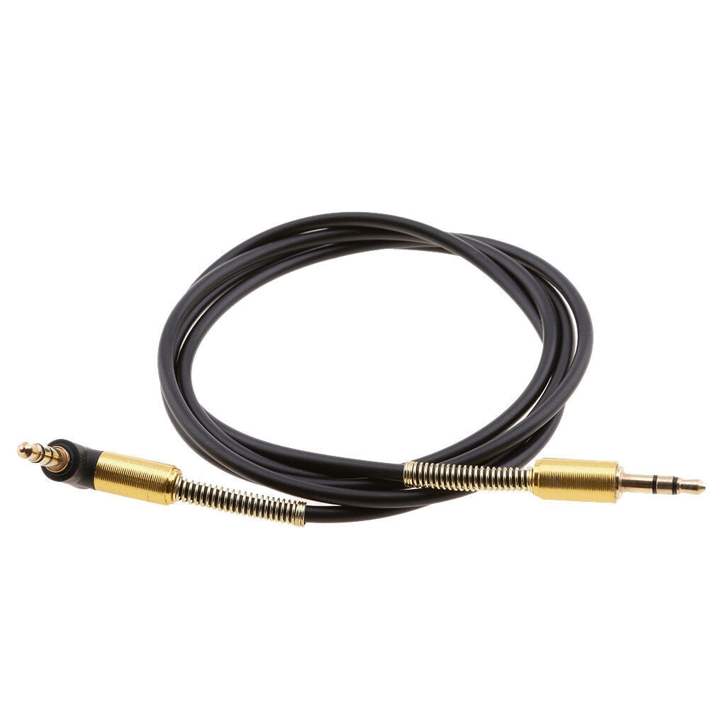 3.5mm Male to M Aux Cable Cord L-Shaped Right Angle Car Audio Headphone Jack