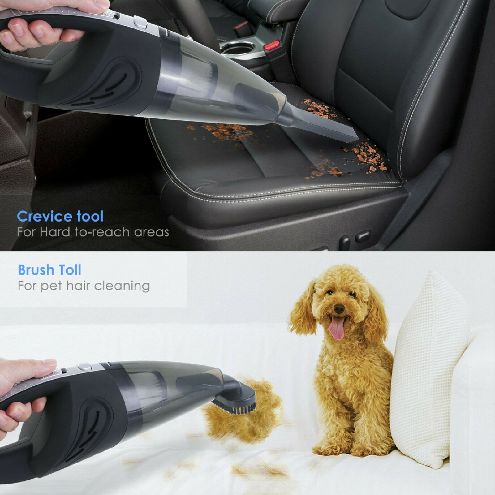 Cordless Hand Held Vacuum Cleaner Small Mini Portable Car Auto Home Wireless