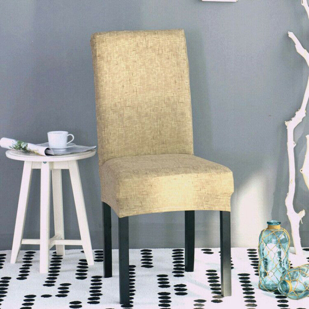 2 Pieces Removable Dining Room Chair Slipcovers Sets Stretch Furniture Protector