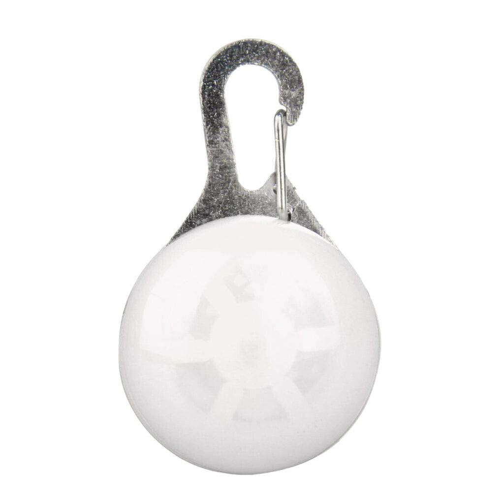 2pcs Pet Dog Cat Puppy LED Flashing Pear Night Visible Pendant Pear