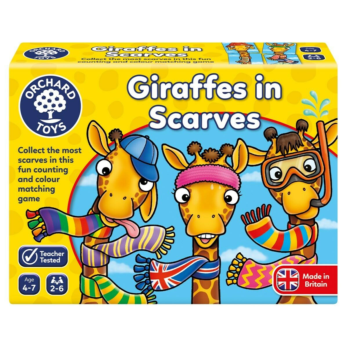 Orchard Toys 070 Giraffes In Scarves Fun Learning Kids Games Children Ages 4yrs+