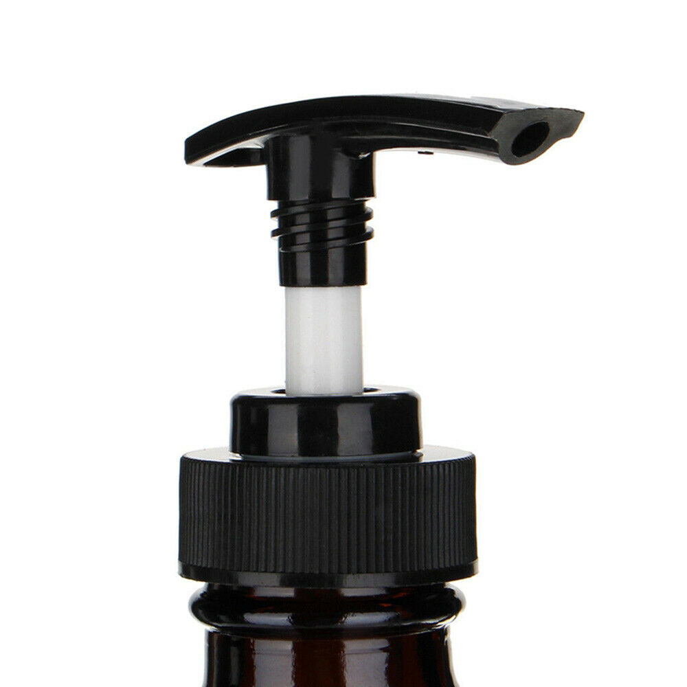 1PC 500ML Amber Glass Spray Pump Bottles Aromatherapy Oil Press Trigger Supplies