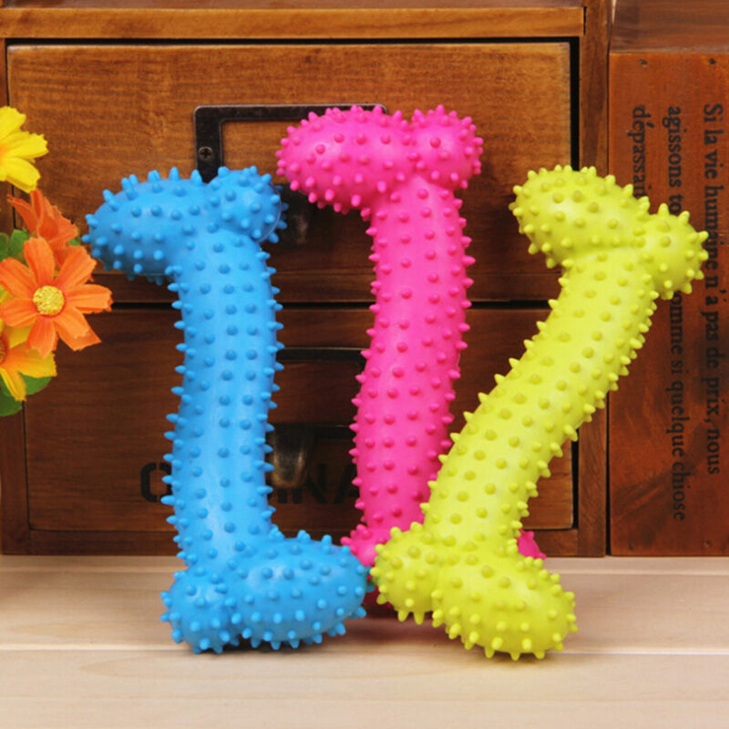 Fine Pet Toys Resistant To Bite Bone Dog Puppy Molars Rubber Ball For Teet.l8