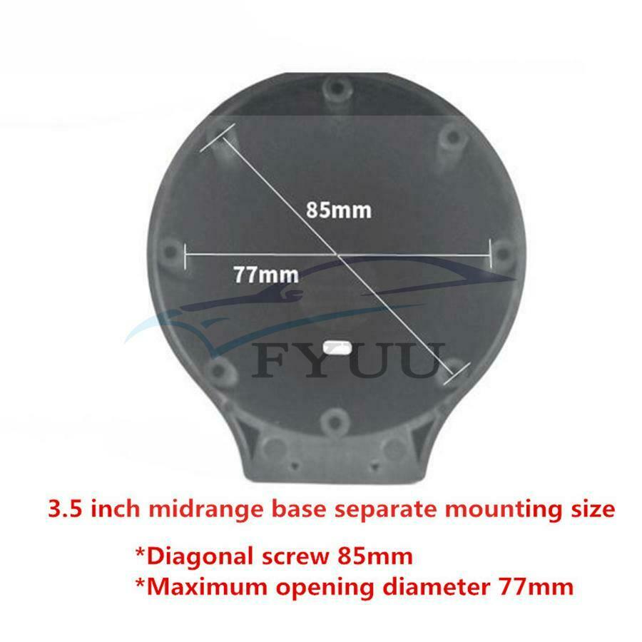 3.5 inch Mid-range Speaker Base Three-way Speaker Bracket Shell Gasket Modified