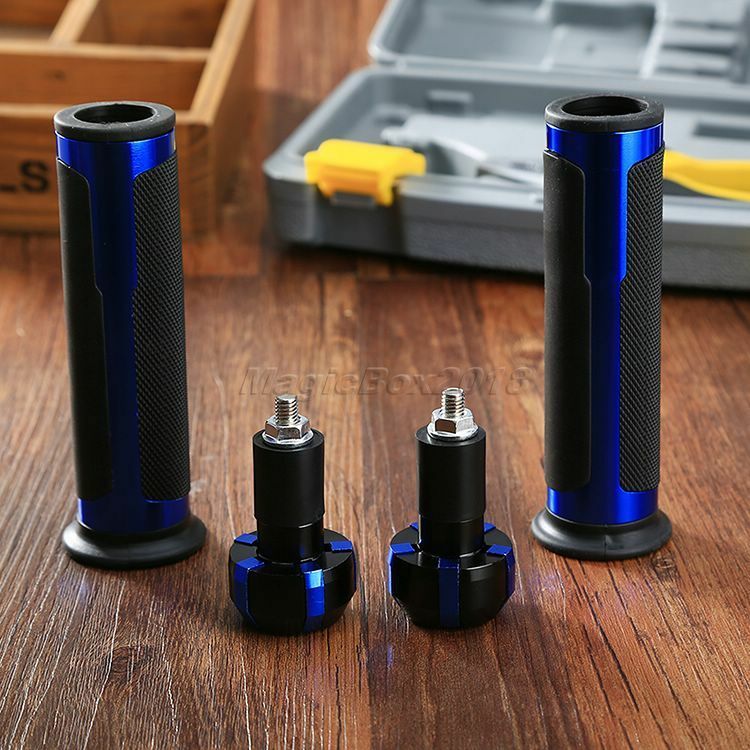 7/8" 1" CNC Aluminum Hand Grips Bar Ends for S1000RR 2014 2013 2012 2011 10