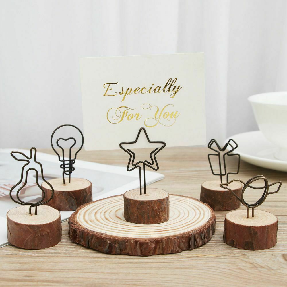 Numbers Holder Paper Clamp Photos Clips Clamps Stand Picture Frame Place Card