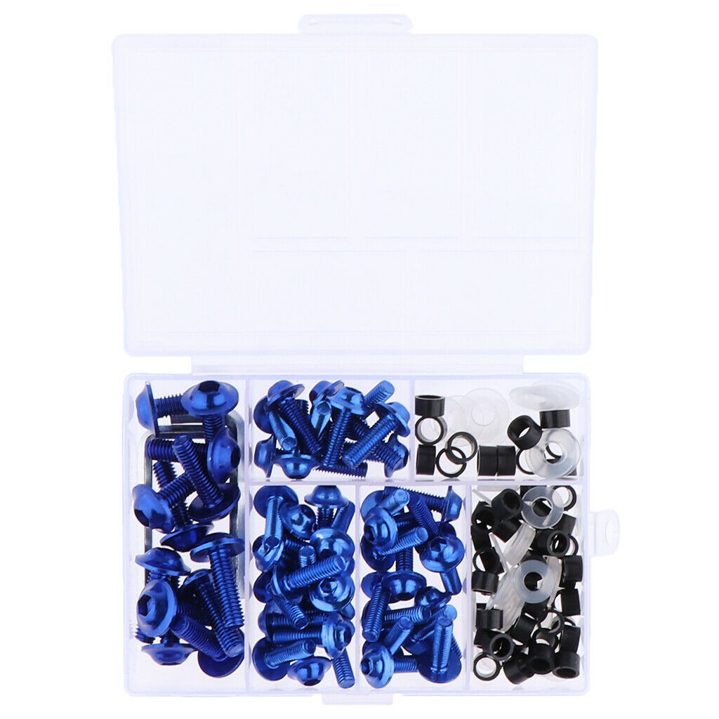 158   Pcs   Motorcycle   Complete   Fairing   Bolt   Kit   Fastener   Clips