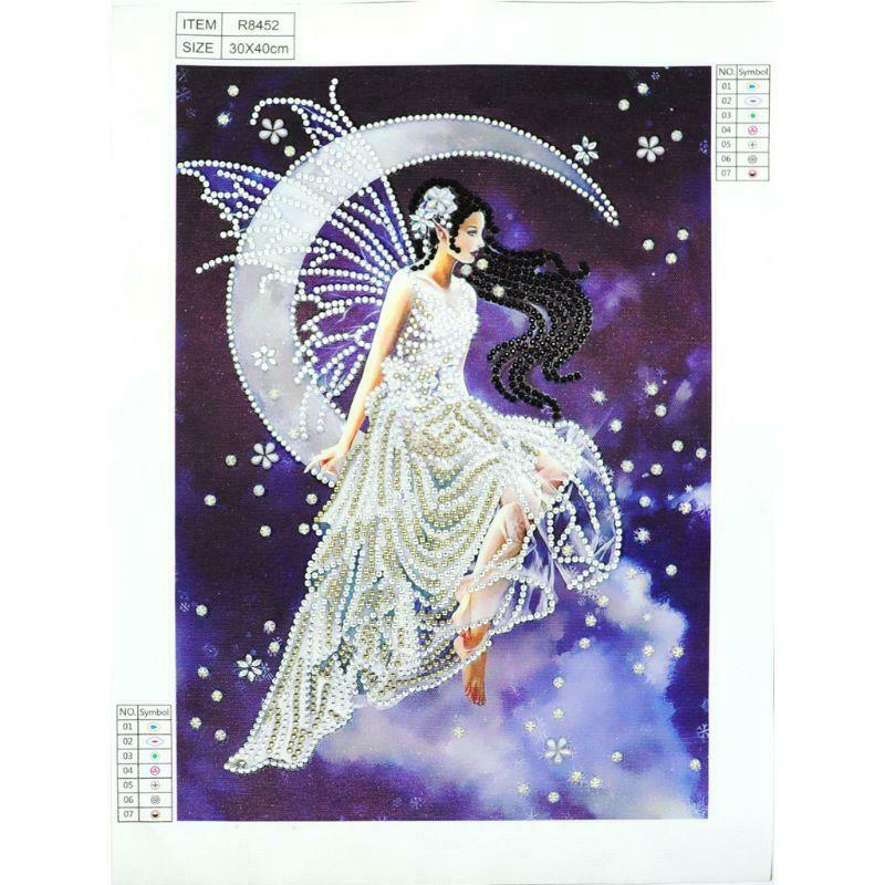 Winged Fairy 5D Special Diamond Painting Embroidery DIY Rhinestone Cross Stitch