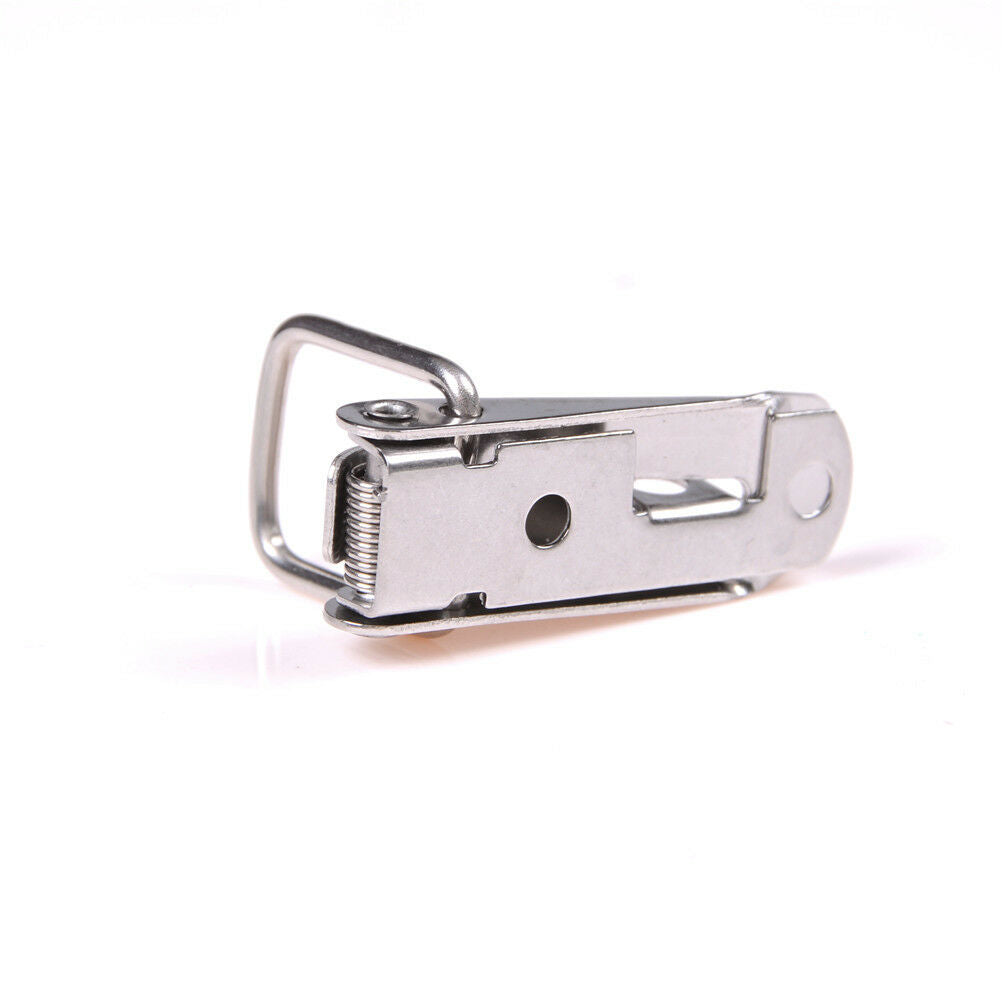 J106 Cabinet Box Spring Loaded Latch Toggle Locks Hasp For Sliding Door Windo Qx