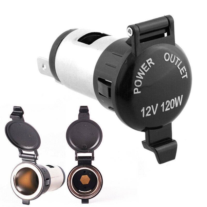Car Cigarette Lighter Socket Plug Power Outlet Parts For Car Truck Motorcy.l8