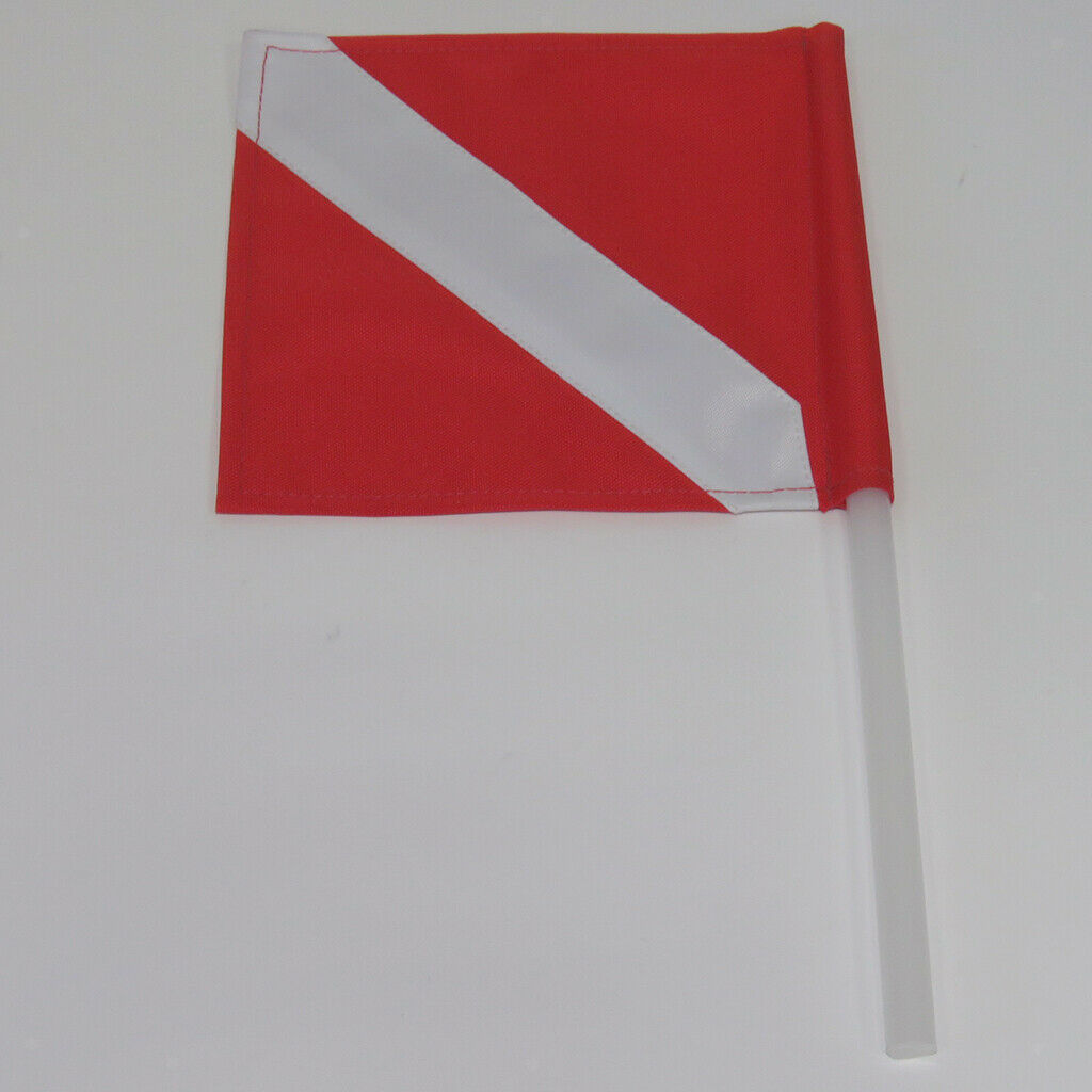 Torpedo Float Buoy w/ Flag & Hooks for Spearfishing Diving Snorkeling Scuba Sign