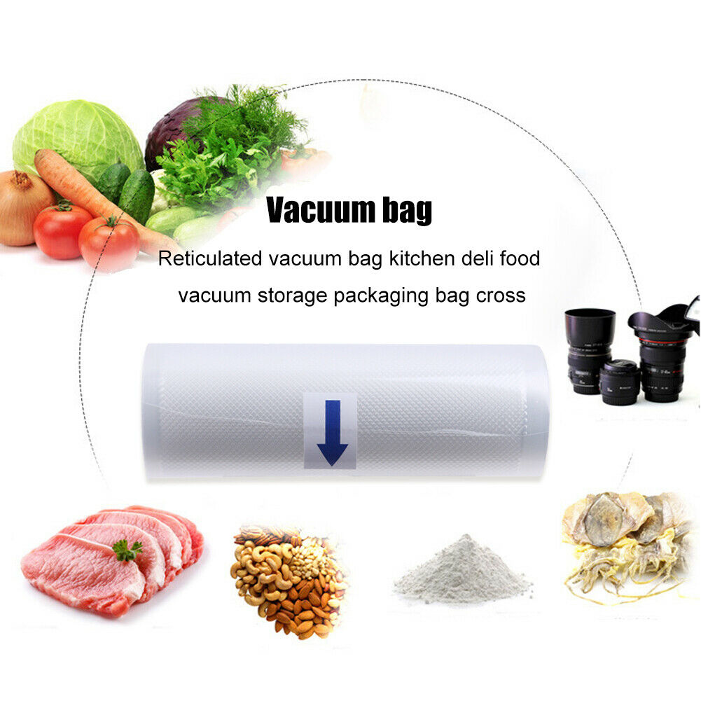 Vacuum Food Sealer Bags Saver Roll Storage Bag for Kitchen Fresh Keeping @