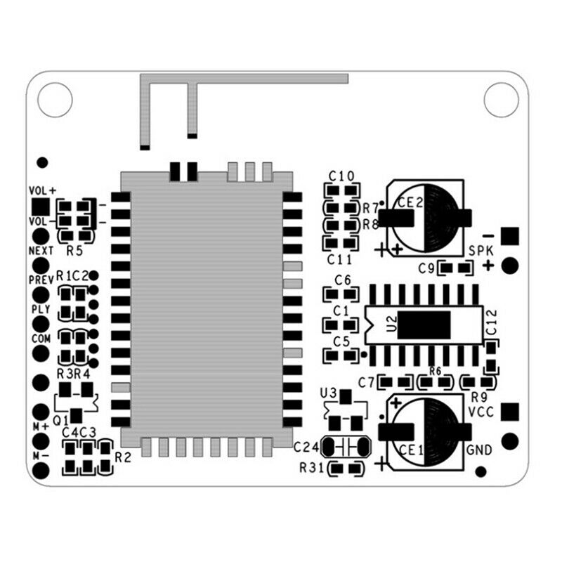 Bluetooth V4.2 CSRA64110 Mono Power Amplifier Board with Bootstrap Boost TWS BB8