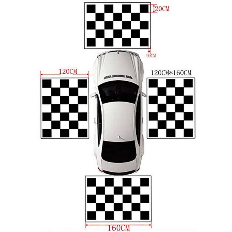 4Pcs Fabrics Calibration Cloth for 360 Degree Surround Bird View Panoramic DVRW1