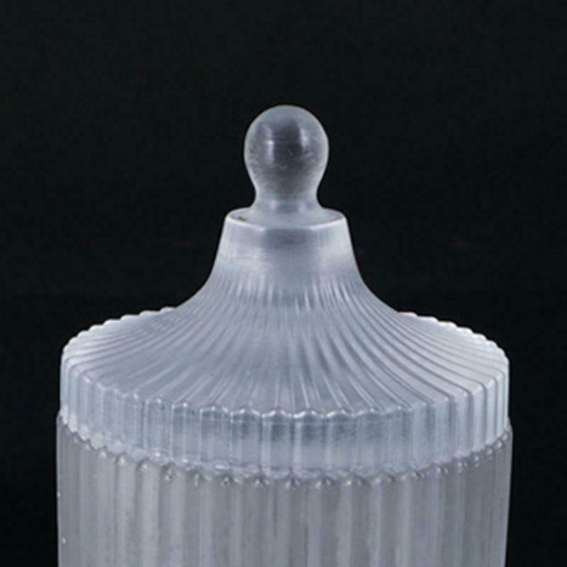 Silicone Mold DIY Crystal Epoxy Molds Round Stripe Jewelry Storage Box Making