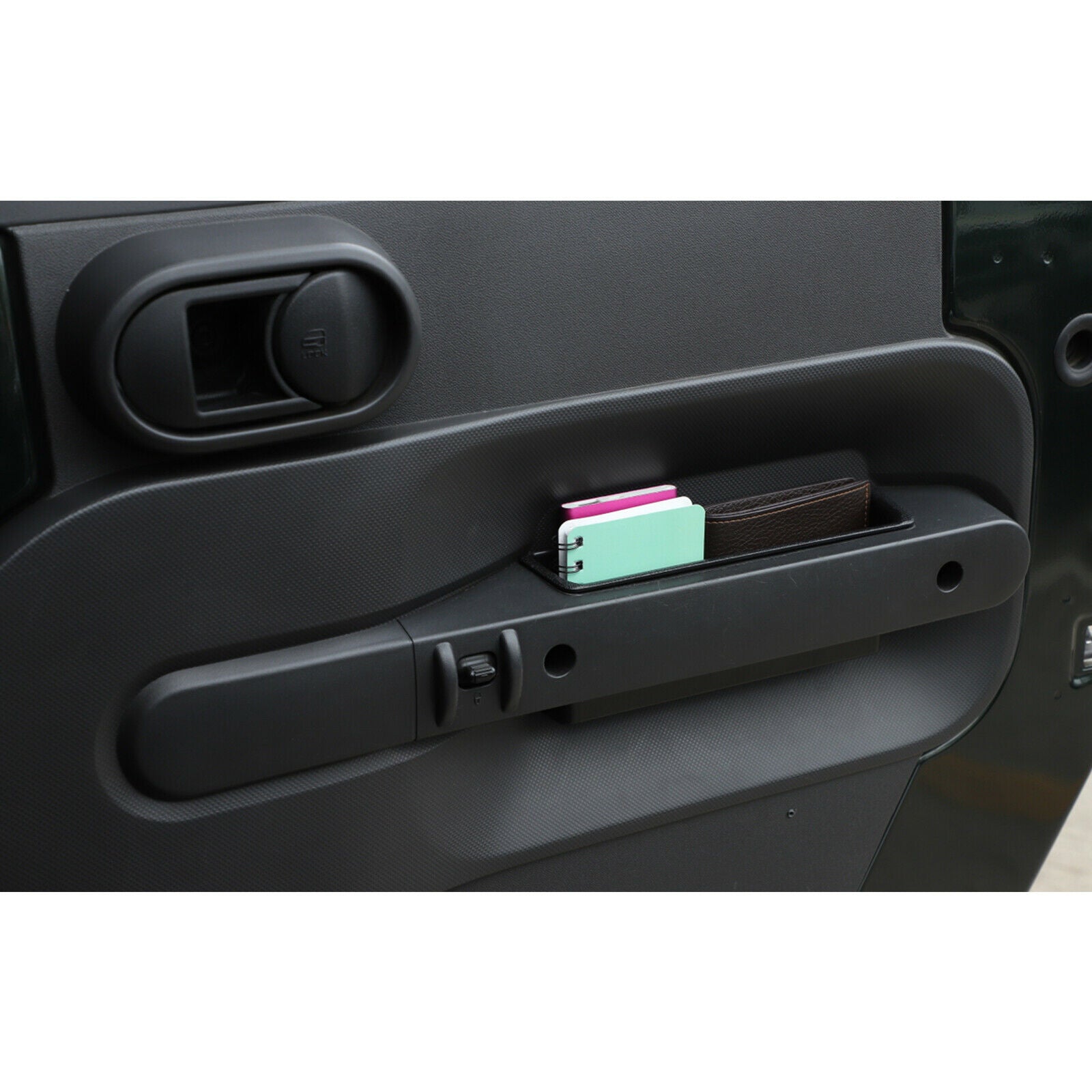 Door Handle Storage Box fit For Wrangler JK 07 08 09 10 2/4 Doors Black CN