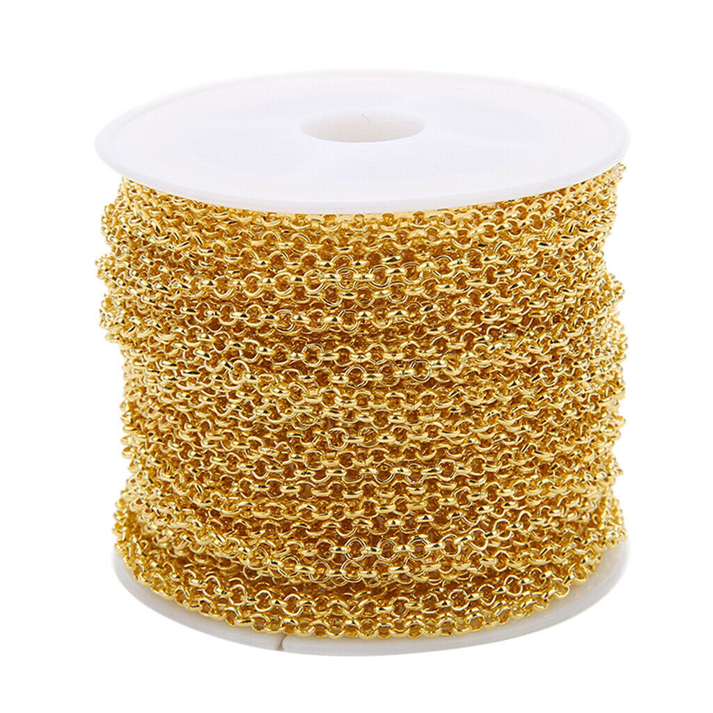 20 Yards Bead Chains Ball Chain Tail Extender Chain for DIY Jewelry Making 2mm
