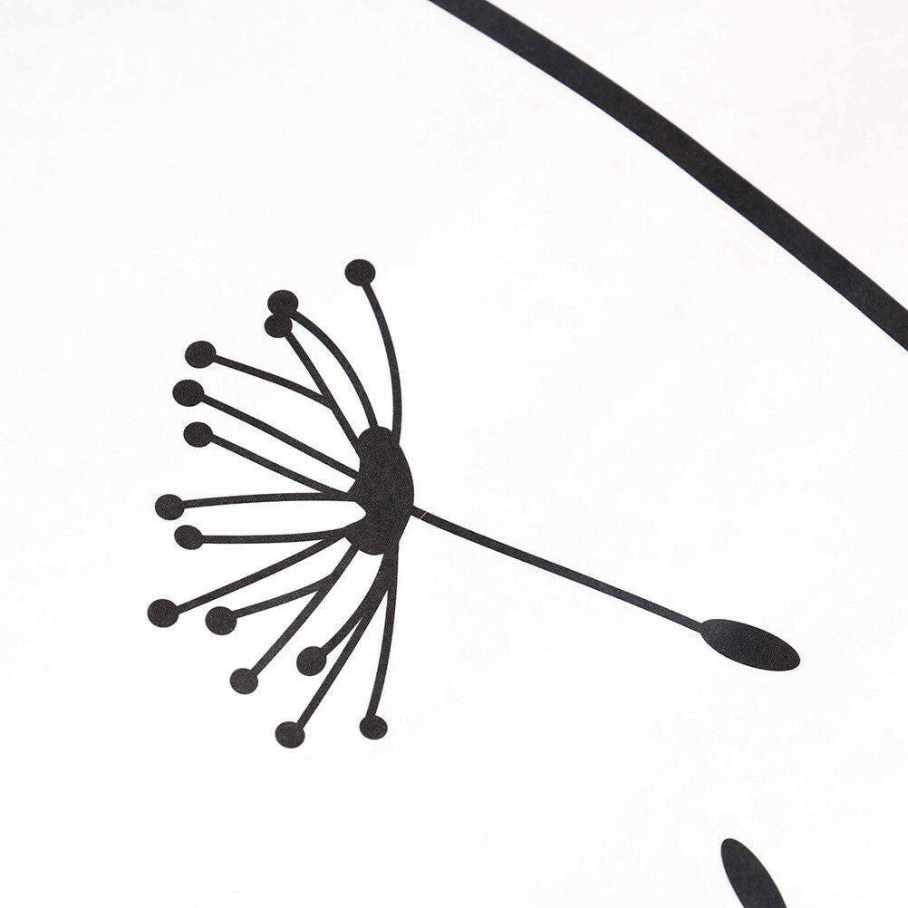 black dandelion bedroom wall stickers household adornment home wall stick.l8
